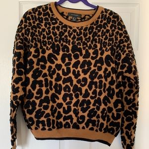 Cheetah Print sweater